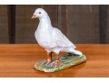 Vintage Painted Terracotta Dove Figure