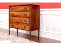 American Federal Cherry Chest, First Half 19th C. 
