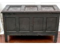 Antique 18th C. English Carved Oak Coffer