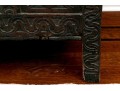 Antique 18th C. English Carved Oak Coffer