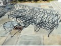 Six Piece Cast Aluminum Outdoor Patio Set