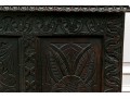 Antique 18th C. English Carved Oak Coffer