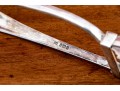 English Sterling Silver Asparagus Tongs, 4.36 Ozt.