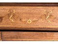 Georgian Style Satinwood Inlaid Mahogany Book Case