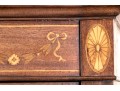 Georgian Style Satinwood Inlaid Mahogany Book Case