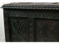 Antique 18th C. English Carved Oak Coffer