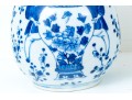 Pair Of Chinese Blue And White Porcelain Bottle Vases