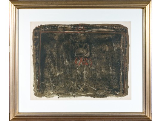 Antoni Tapies (Catalan, 1923-2012) Lithograph
