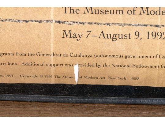 Antoni Tapies (Catalan, 1923-2012) Exhibition Poster