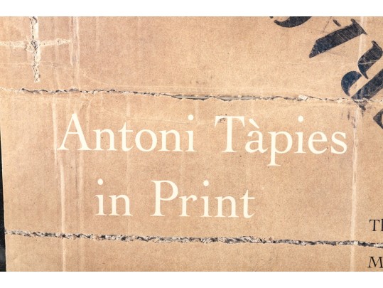 Antoni Tapies (Catalan, 1923-2012) Exhibition Poster