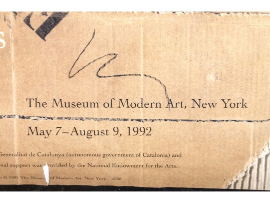 Antoni Tapies (Catalan, 1923-2012) Exhibition Poster
