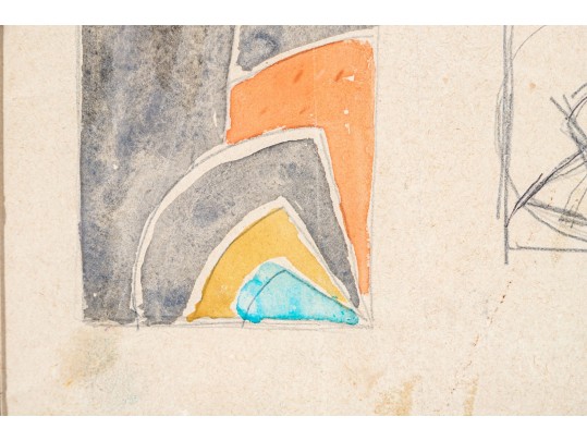 Tatyana Stepanova (Russian-American, 20th C) Mixed Media On Paper