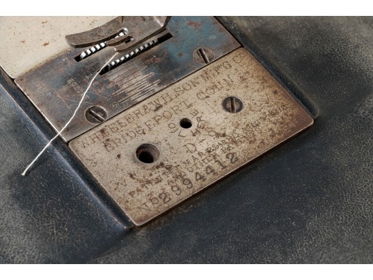 Antique Wheeler & Wilson Sewing Machine With Cabinet