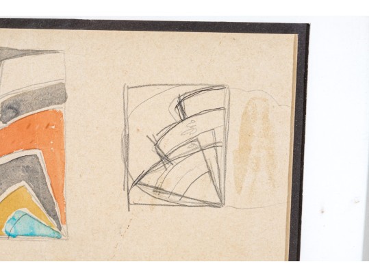 Tatyana Stepanova (Russian-American, 20th C) Mixed Media On Paper