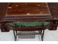 Antique Wheeler & Wilson Sewing Machine With Cabinet