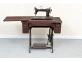Antique Wheeler & Wilson Sewing Machine With Cabinet