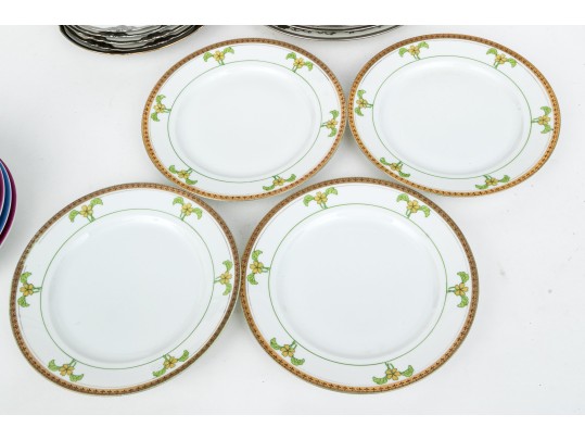 Twenty Piece Assorted Makers Collection Of Plates, In Four Distinct Patterns