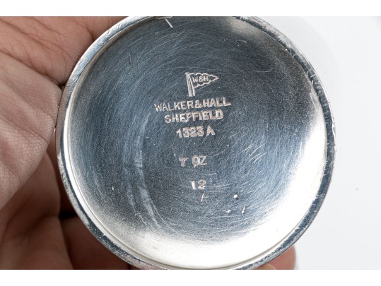 Collection Of Six Pieces Hotel Silver Table Wares, Including Walker & Hall Sheffield 