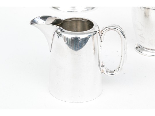 Collection Of Six Pieces Hotel Silver Table Wares, Including Walker & Hall Sheffield 