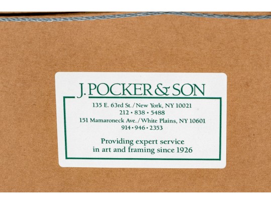 Assembled Collection Of Two Art Works With A Color Print 