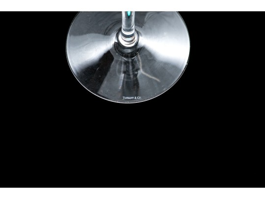 Set Of Four Tiffany & Co. Martini Glasses