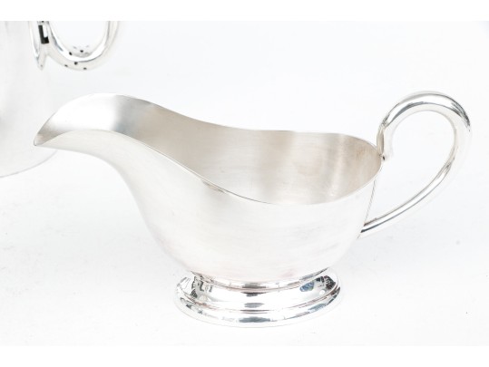 Collection Of Six Pieces Hotel Silver Table Wares, Including Walker & Hall Sheffield 