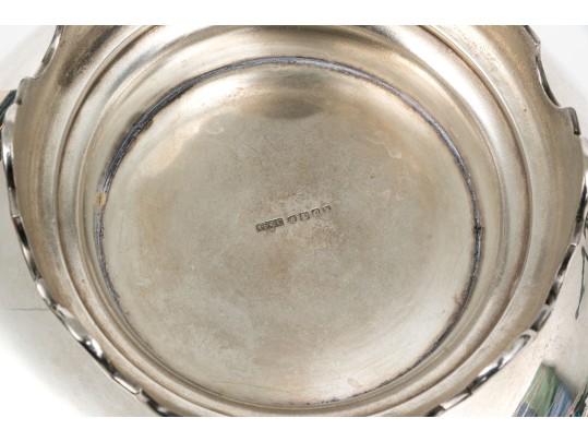 Two Fine Vintage Silverplate Monteith Bowls