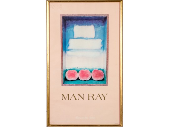 After May Ray (American, 1890-1976) Color Lithograph Exhibition Poster, Pechage