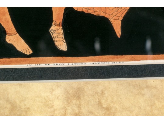 Piroli After Flaxman (UK, 1755-1826) Color Engraving After A Drawing  For 