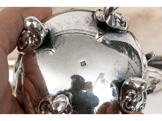 Fine Vintage Silverplate Tea And Coffee Service With Tray