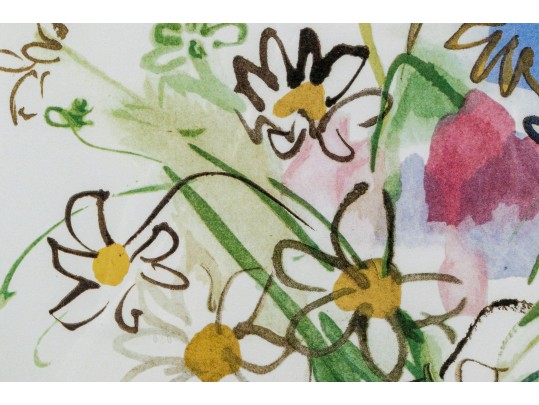 After Raoul Dufy (French, 1877-1953) Bunch Of Daisies And Bouquet, Pour Un Herbier, Colette, Prints