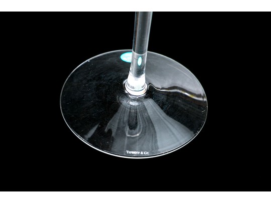 Set Of Four Tiffany & Co. Martini Glasses