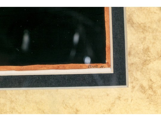 Piroli After Flaxman (UK, 1755-1826) Color Engraving After A Drawing  For 