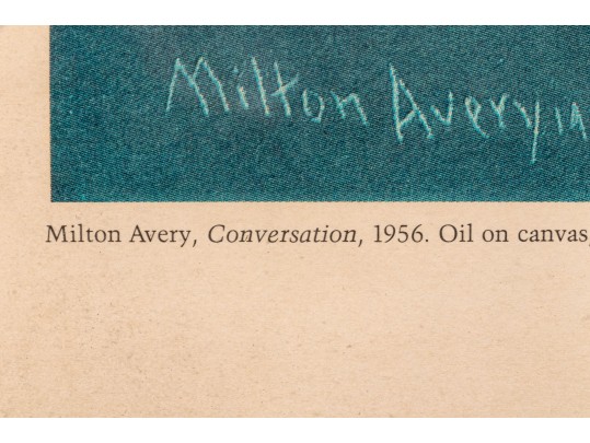 After Milton Avery (American, 1885-1965) Whitney Museum Of American Art 1989 Exhibition Poster