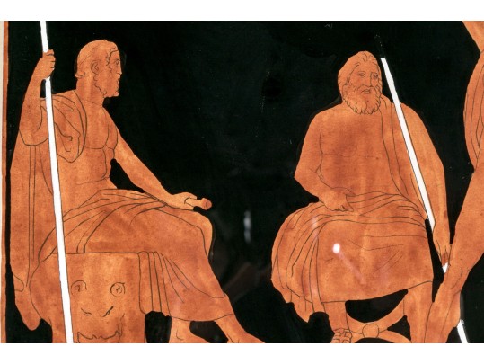 Margall After Flaxman (U.K., 1755-1826) Colored Engraving After The Drawing For 