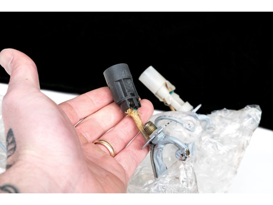 Pair Of Vintage Paint Decorated Metal Sconces