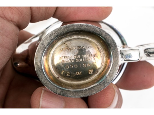 Collection Of Six Pieces Hotel Silver Table Wares, Including Walker & Hall Sheffield 