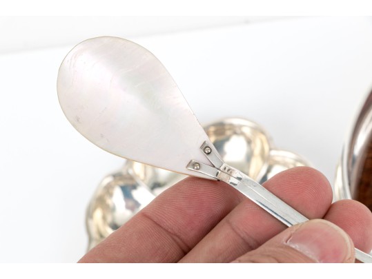 Collection Of Nine Assorted Tabletop Items, Assorted Metals (see Description)