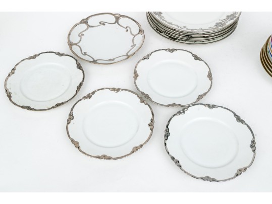 Twenty Piece Assorted Makers Collection Of Plates, In Four Distinct Patterns