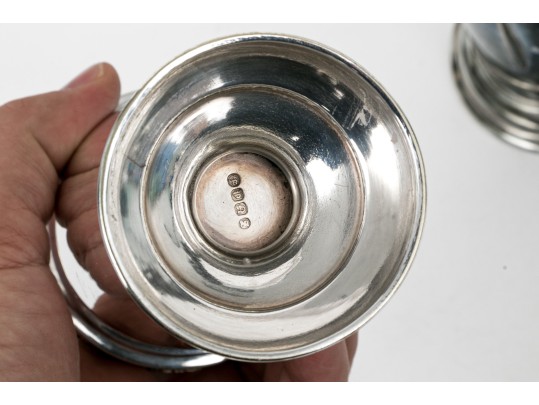 Collection Of Nine Vintage Silverplate Vases