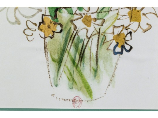 After Raoul Dufy (French, 1877-1953) Bunch Of Daisies And Bouquet, Pour Un Herbier, Colette, Prints