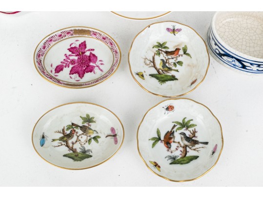 Collection Of Fifteen Vintage Table Top Wares, Herend, Dedham & Shelly