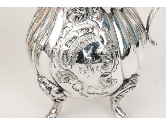 Fine Vintage Silverplate Tea And Coffee Service With Tray