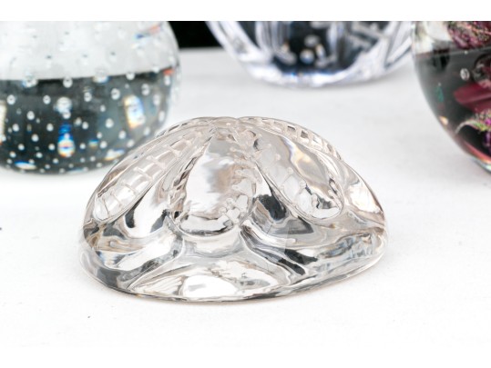 Collection Of Six Vintage Glass And Crystal Items