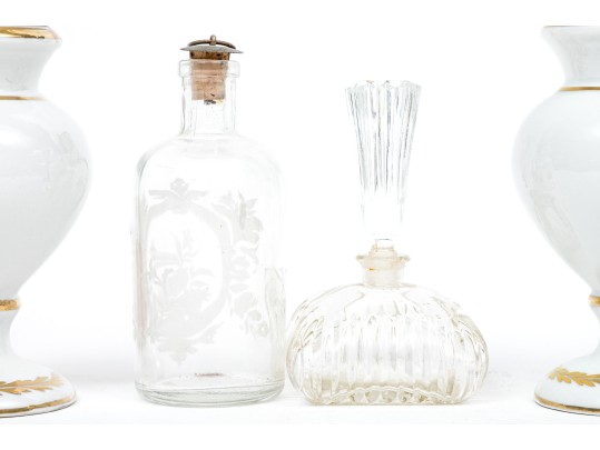 Large Group Of Fine Vintage Dresser Top Items 