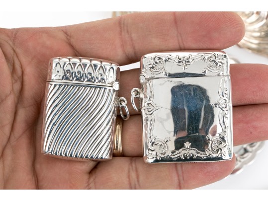 Collection Of Twelve Small Vintage Table Top Items With Boxes And Pin Dishes 