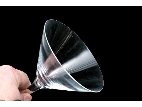 Set Of Four Tiffany & Co. Martini Glasses