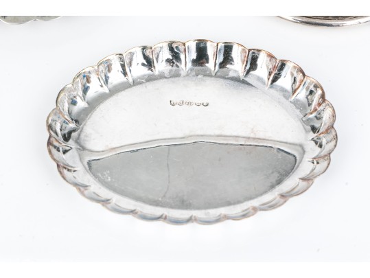 Collection Of Twelve Small Vintage Table Top Items With Boxes And Pin Dishes 