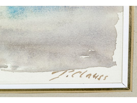 Assembled Collection Of Two Art Works With A Color Print 