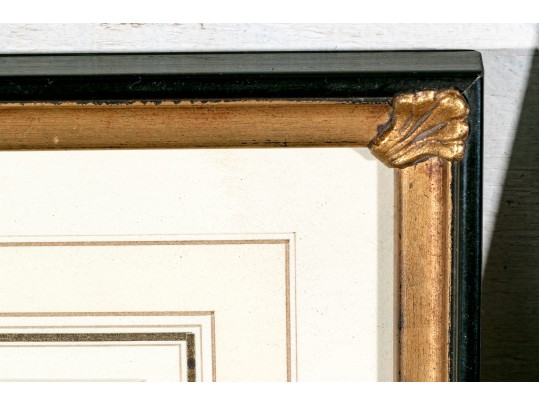 Assembled Collection Of Two Art Works With A Color Print 